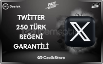 ⭐[GARANTİLİ] TWİTTER ( X ) 250 TÜRK BEĞENİ⭐