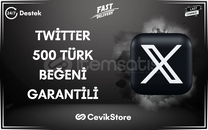 ⭐[GARANTİLİ] TWİTTER ( X ) 500 TÜRK BEĞENİ⭐