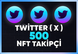 ⚡ [ GARANTİLİ ] TWİTTER ( X ) NFT 500 TAKİPÇİ ⚡