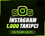 ⭐GARANTİLİ Ultra Kalite 1.000 Instagram Takipçi