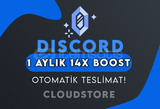 ⭐[Garantili Ve Hızlı] DİSCORD 1 AYLIK 14X BOOST