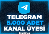 [Garantili ve Kaliteli] 5000 Telegram Kanal Üye