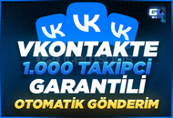 ⭐ [GARANTİLİ] VKONTAKTE 1000 TAKİPÇİ ⭐
