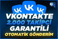 ⭐ [GARANTİLİ] VKONTAKTE 2000 TAKİPÇİ ⭐