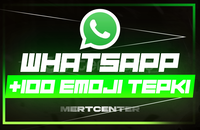 ⭐[GARANTİLİ] WHATSAPP 100 KANAL EMOJİ TEPKİ⭐