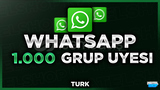 ⭐[GARANTİLİ] WHATSAPP 1000 GRUP ÜYESİ TÜRK