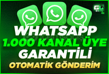 ⭐ [GARANTİLİ] WHATSAPP 1000 KANAL ÜYE ⭐