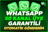 ⭐ [GARANTİLİ] WHATSAPP 50 KANAL ÜYE ⭐