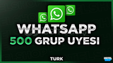 ⭐[GARANTİLİ] WHATSAPP 500 GRUP ÜYESİ TÜRK