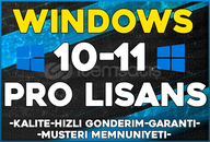 ⭐(GARANTİLİ) WİNDOWS 10/11 PRO KEY⭐