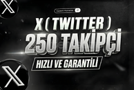 ✨ [GARANTİLİ] X ( TWITTER ) 250 TAKİPÇİ ✨