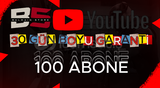 ⭐[GARANTİLİ] YOUTUBE 100 ABONE⭐