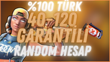 40-120 BICAK GARANTİLİ RANDOM HESAP