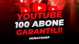 ⭐[GARANTİLİ] YOUTUBE 100 ABONE + GERÇEK ABONE⭐