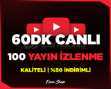 ⭐[60DK] YOUTUBE 100 CANLI YAZIN İZLEYİCİ⭐