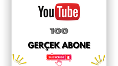 ⭐[GARANTİLİ] YOUTUBE 100 GERÇEK ABONE
