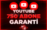 ⭐[GARANTİLİ] YOUTUBE 750 GERÇEK ABONE