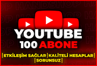 ⭐[GARANTİLİ] YOUTUBE 100 GERÇEK ABONE⭐