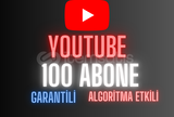 ⭐(GARANTİLİ) ⭐ YOUTUBE 100 GERÇEK ABONE⭐