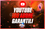 ⭐(GARANTİLİ) ⭐ YOUTUBE 100 GERÇEK ABONE⭐