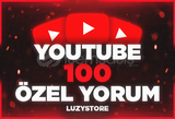 ⭐[GARANTİLİ] YOUTUBE 100 ÖZEL YORUM⭐