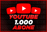 ⭐(KALICI) [GARANTİLİ] YouTube 1000 Abone⭐