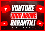 ⭐[GARANTİLİ] YouTube 1000 Abone ⭐