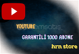 GARANTİLİ | YOUTUBE 1000 ABONE 
