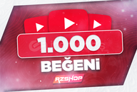 ⭐[GARANTİLİ] YouTube 1000 Beğeni⭐