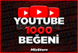 ⭐GARANTİLİ⭐ YOUTUBE 1000 BEĞENİ