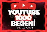 ⭐[GARANTİLİ] YOUTUBE 1000 BEĞENİ⭐