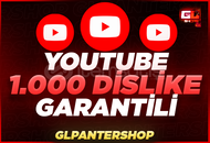 ⭐[GARANTİLİ] YOUTUBE 1.000 DİSLİKE ⭐