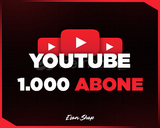 ⭐[GARANTİLİ] YOUTUBE 1000 GERÇEK ABONE⭐