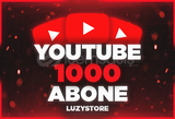 ⭐[GARANTİLİ] YOUTUBE 1000 GERÇEK ABONE⭐