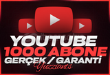 ⭐[GARANTİLİ] YOUTUBE 1000 GERÇEK ABONE