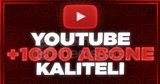 ⭐(GARANTİLİ) ⭐ YOUTUBE 1000 GERÇEK ABONE⭐