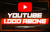 ⭐[GARANTİLİ] YOUTUBE 1.000 GERÇEK ABONE⭐