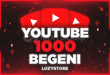 ⭐[GARANTİLİ] YOUTUBE 1000 GERÇEK BEĞENİ⭐