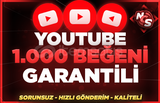 ⭐[GARANTİLİ] YOUTUBE 1.000 GERÇEK BEĞENİ⭐