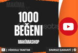 ⭐[GARANTİLİ] YOUTUBE 1000 GERÇEK BEĞENİ⭐