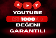 ⭐[GARANTİLİ] YOUTUBE 1000 GERÇEK BEĞENİ