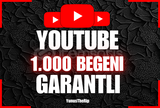 ⭐[GARANTİLİ] YOUTUBE 1000 GERÇEK BEĞENİ⭐