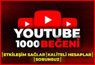 ⭐[GARANTİLİ] YOUTUBE 1000 GERÇEK BEĞENİ⭐