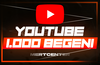 ⭐[GARANTİLİ] YOUTUBE 1.000 GERÇEK BEĞENİ⭐