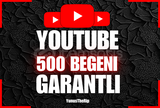 ⭐[GARANTİLİ] YOUTUBE 500 GERÇEK BEĞENİ⭐
