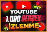 ⭐[Garantili] Youtube 1.000 Gerçek İzlenme ⭐