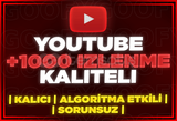 ⭐[GARANTİLİ] YOUTUBE 1000 GERÇEK İZLENME⭐