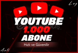 ⭐[GARANTİLİ] YOUTUBE 1000 GERÇEK PREMIUM ABONE⭐