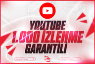 ⭐️[GARANTİLİ] YOUTUBE 1000 İZLENME⭐️