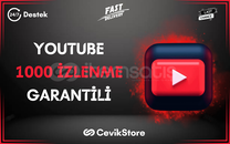 ⭐[GARANTİLİ] YouTube 1.000 İZLENME⭐